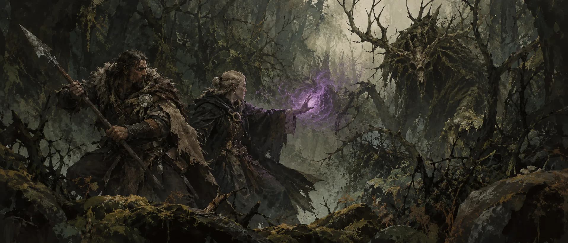 Abomination in the thicket, a campaign cover for Davokar Expeditions