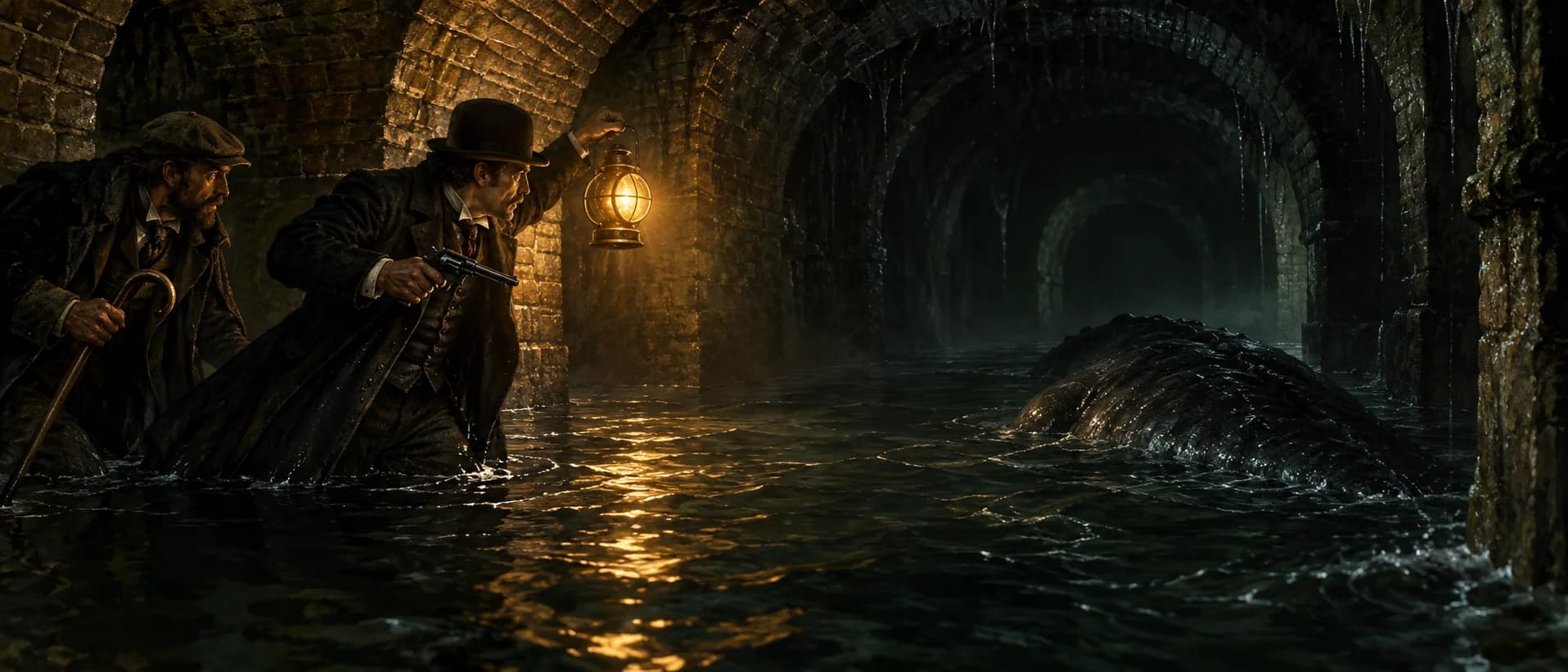 Beneath the Thames, a campaign cover for Gaslight (Victorian Horror)