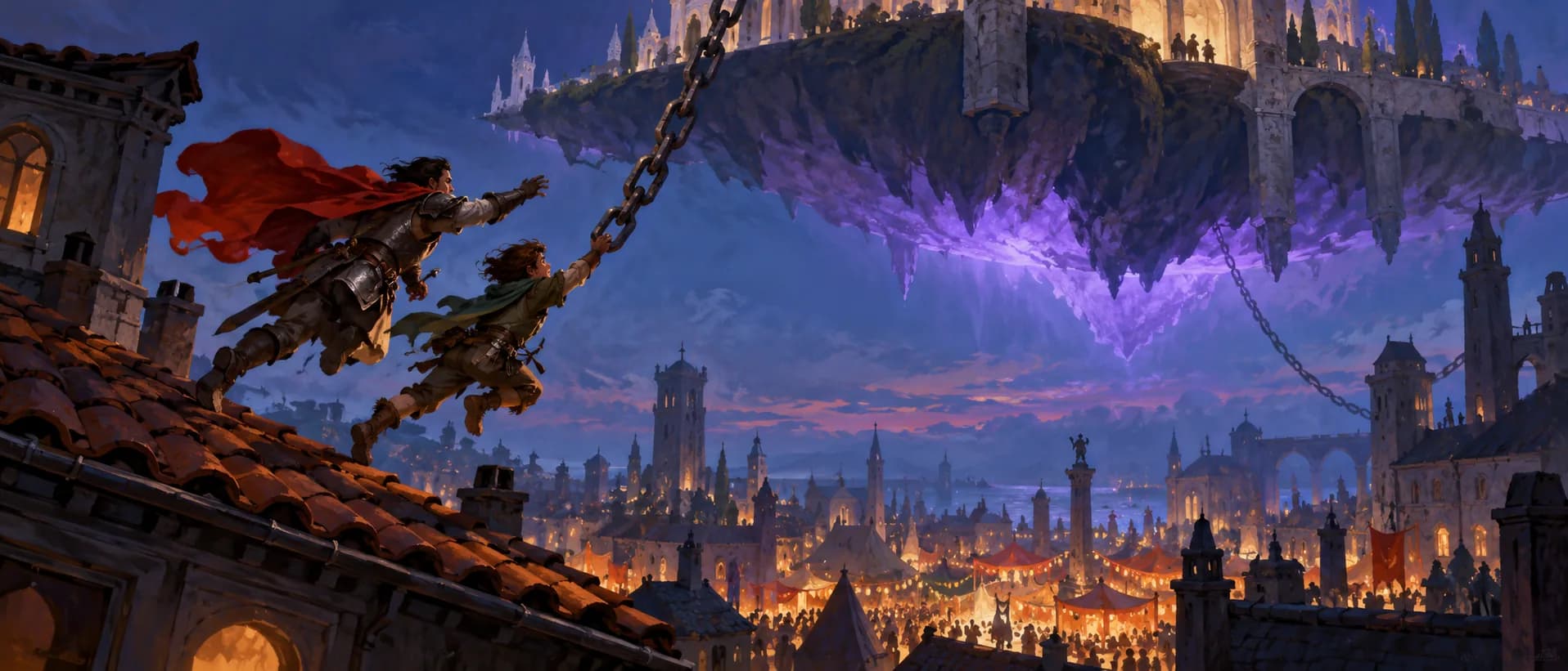 Boarding the Archmage's flying realm, a campaign cover for Icon Politics