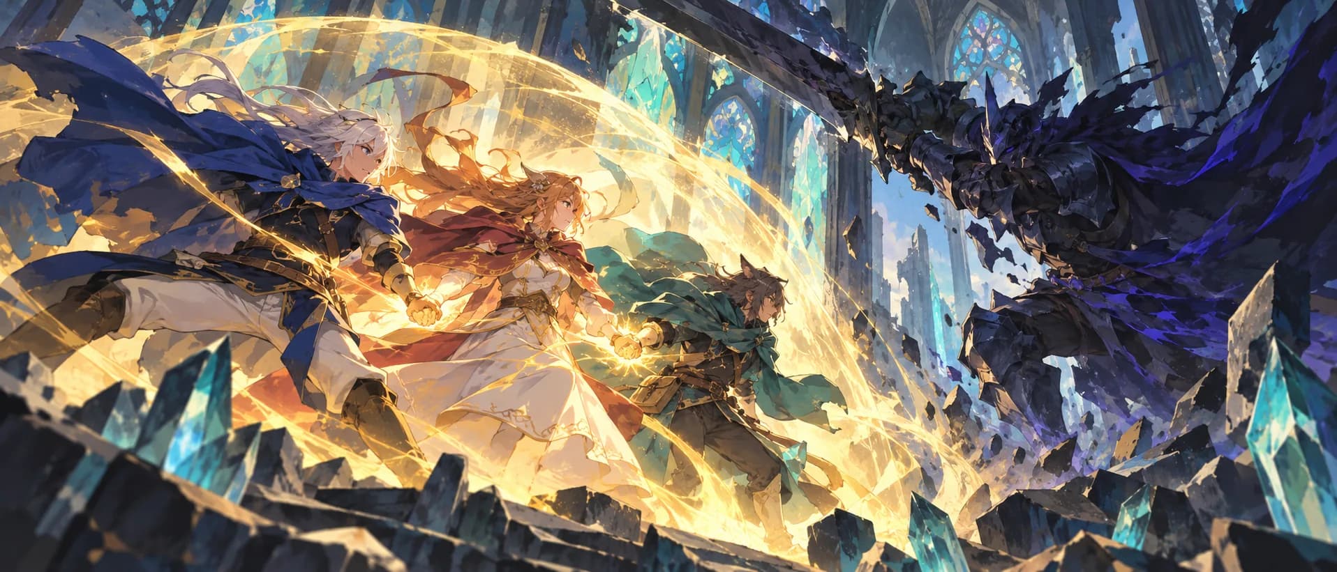 Bonds against the storm, a campaign cover for JRPG Heroes