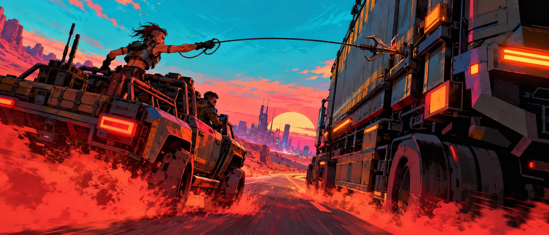 Highway hijack, a campaign cover for Edgerunners