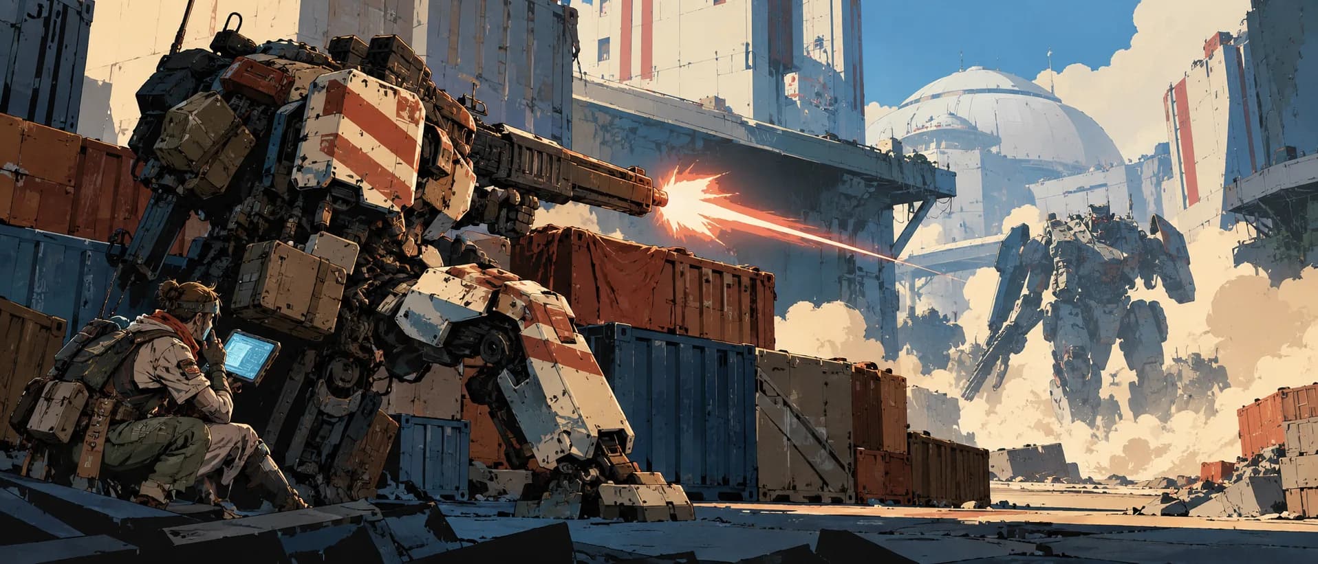 Hold the colony barricade, a campaign cover for Revolution