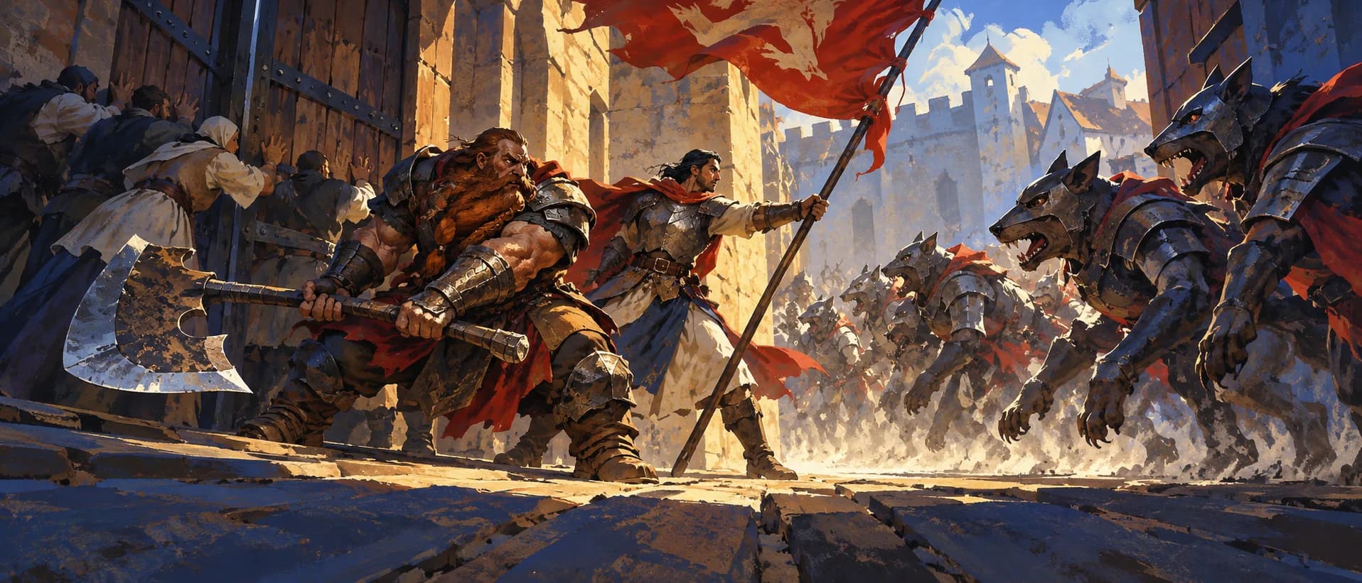 Hold the gate, a campaign cover for War Against Darkness