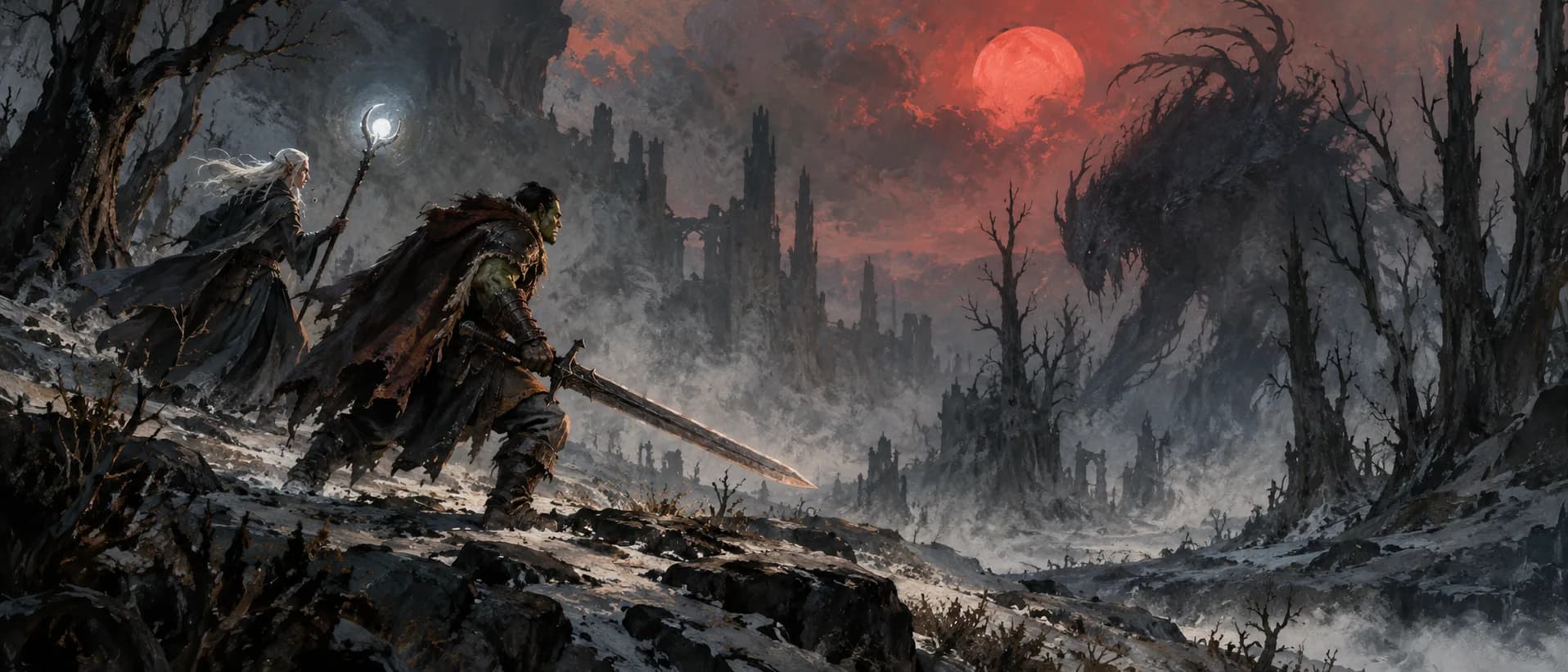 Hunting the dark, a campaign cover for The Age of Umbra