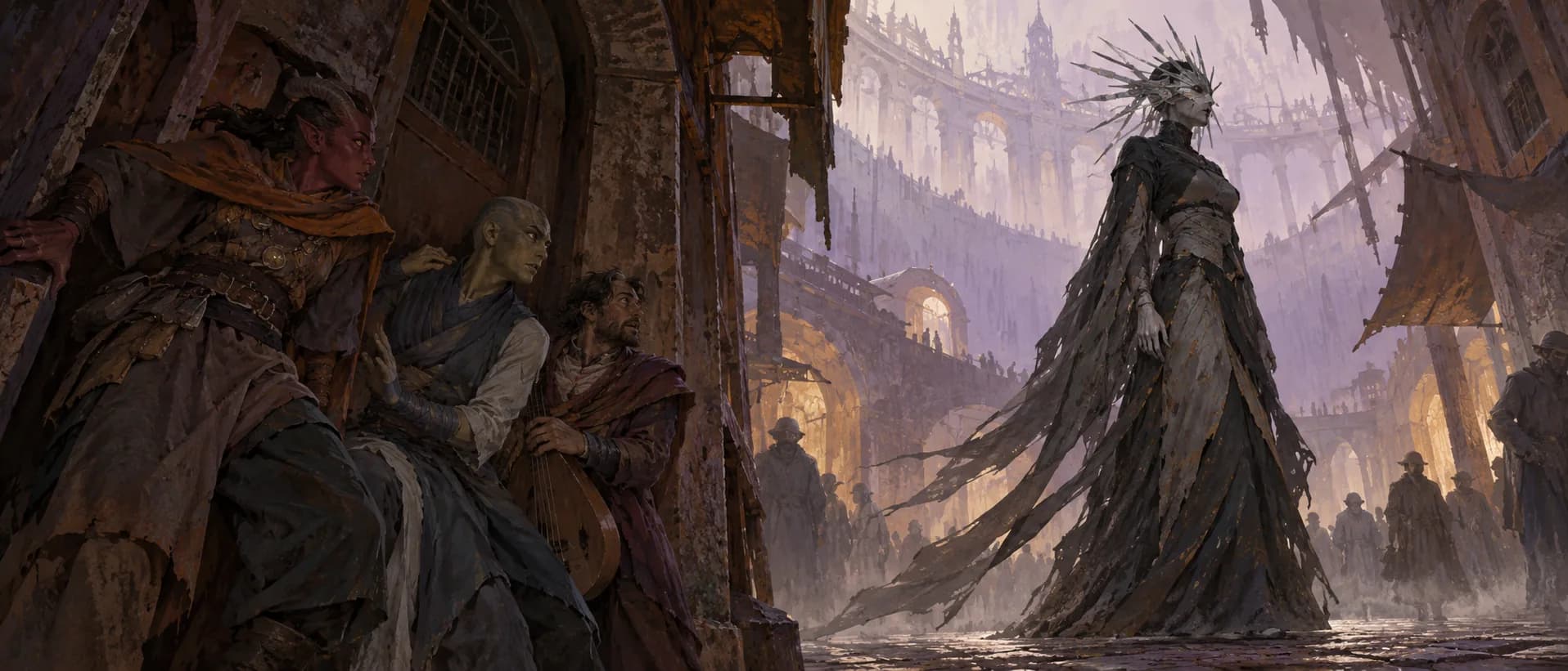 The Lady passes, a campaign cover for Planescape