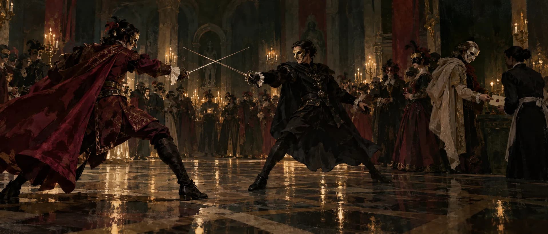 The masked ball duel, a campaign cover for Imperial Intrigue