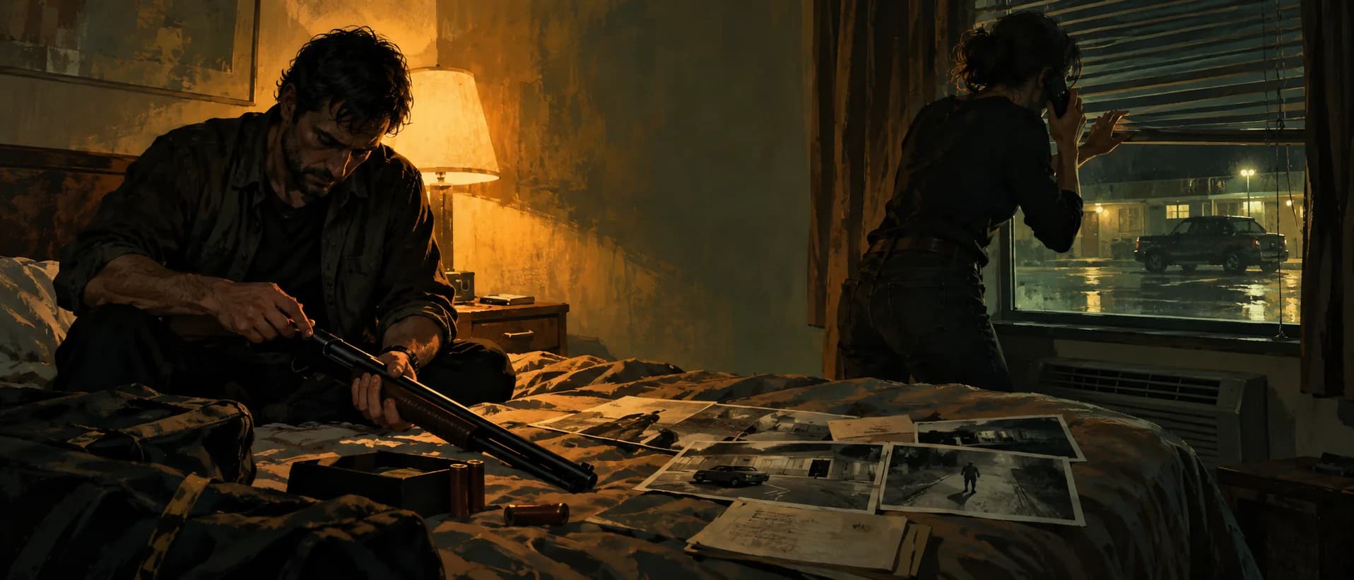 The motel war room, a campaign cover for Outlaw Cell
