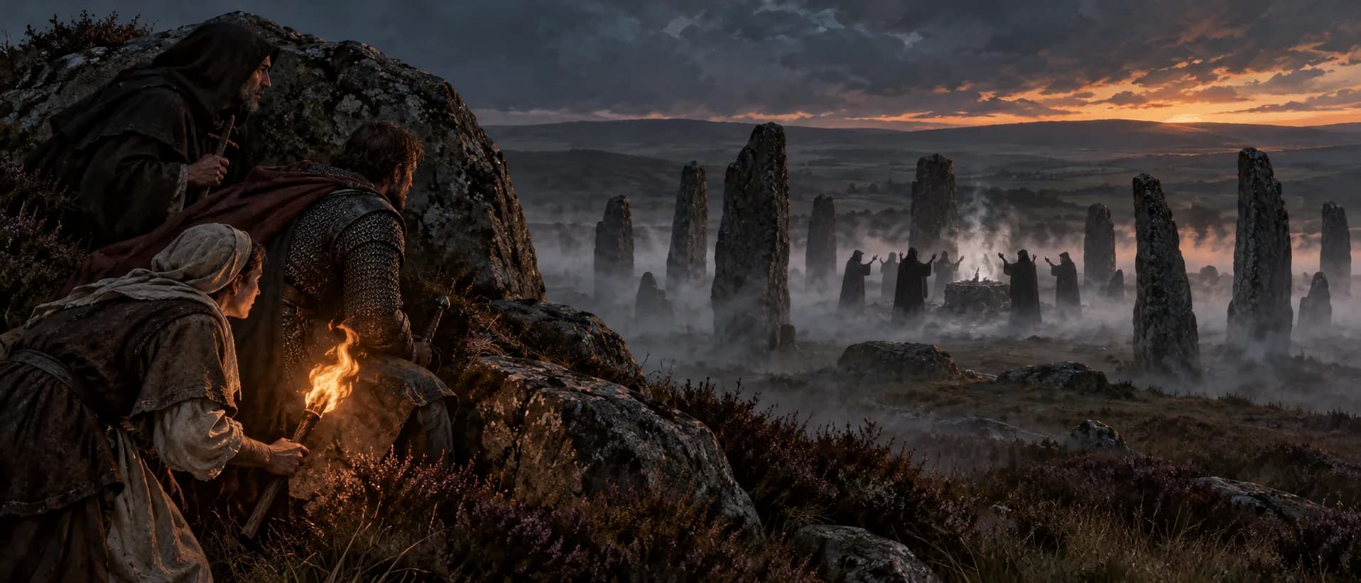 The standing stones, a campaign cover for Dark Ages